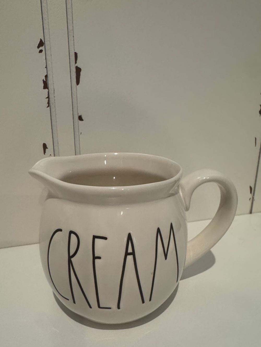 Rae Dunn White Ceramic  labeled CREAM